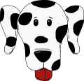 dalmatian puppy face