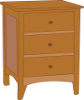 three drawer dresser