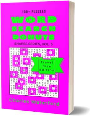 Word Search Donuts (Shapes Series, Vol. 5) by Charles Waterford