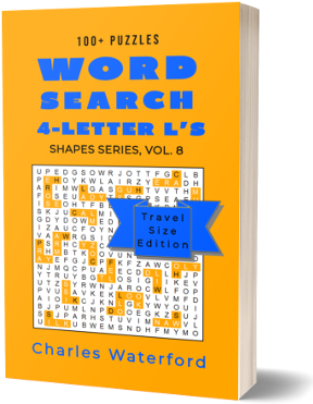 Word Search 4-Letter L's (Shapes Series, Vol. 8) by Charles Waterford