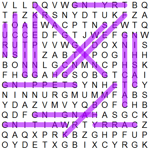 puzzle grid 764