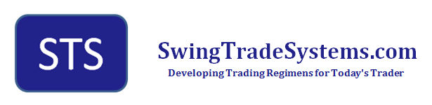 SwingTradeSystems.com logo with slogan 'Developing Trading Regimens for Today's Trader'