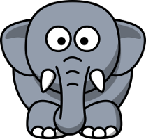 baby elephant cartoon