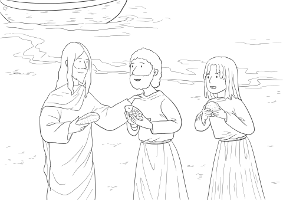 bible illustration of bread