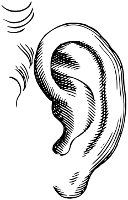 bible illustration of heard
