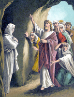 The Raising of Lazarus by Gebhard Fugel