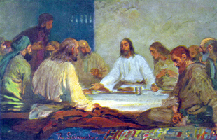 The Last Supper by Anton Robert Leinweber