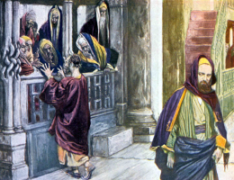 Judas Goes to Find the Jews by James Tissot