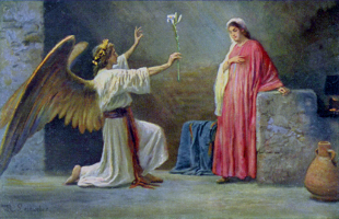 The Annunciation by Frederic Montenard