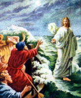 Christ Walking on the Water by John Lawson