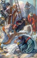Jesus Taken Down from the Cross by Harold Copping