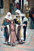 Jesus Found in the Temple by James Tissot