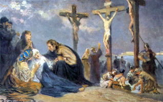 Christ on the Cross by Anton Robert Leinweber