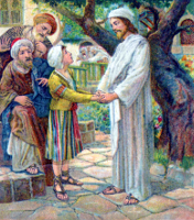 Jesus Healing a Sick Boy by John Lawson