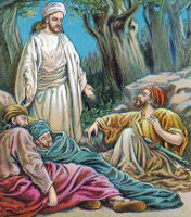 Jesus in Gethsemane