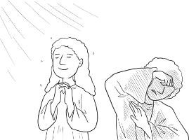 bible illustration of light