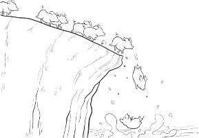bible illustration of mount