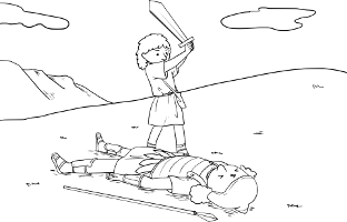 bible illustration of mourn