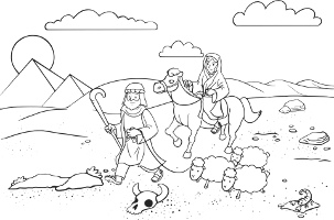 bible illustration of sheep