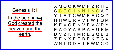 how to solve Bible word search puzzles