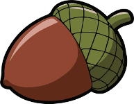 brown acorn