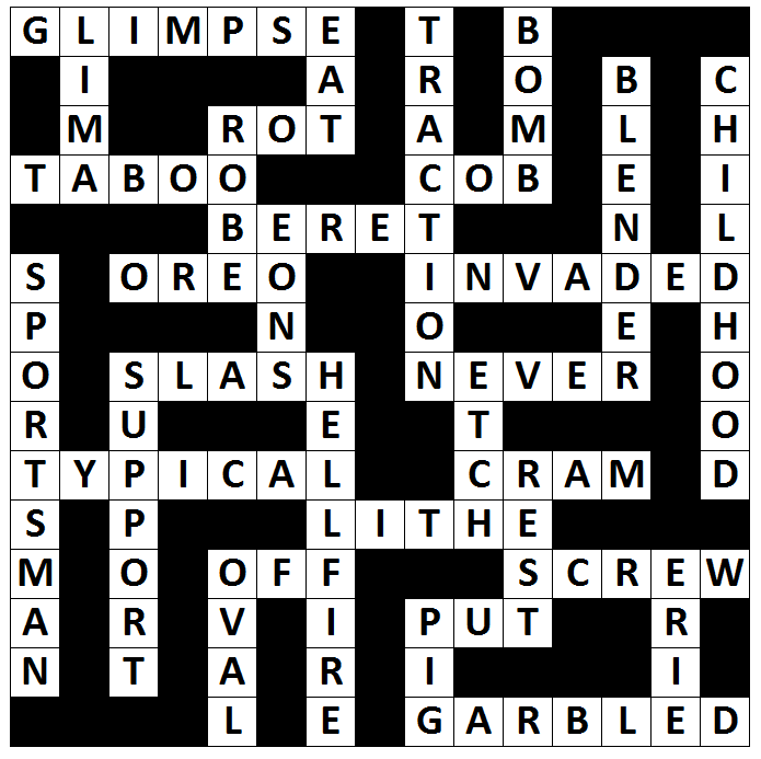 Fill in puzzle 3