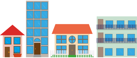 houses and apartments