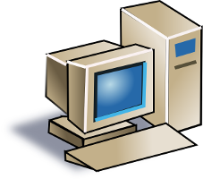 original crt monitor computer system