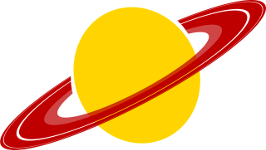 planet Saturn with rings