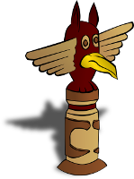 american indian totem pole