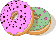 two donuts