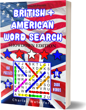 British And American Word Search: Showdown Edition by Charles Waterford